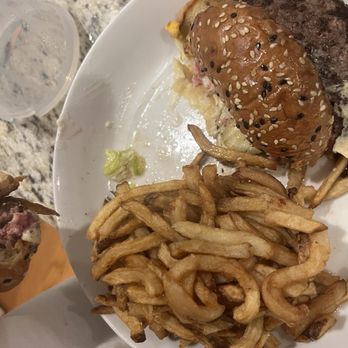 Gretel - Gretel Griddle Burger with Fries - Cocktail Bars Near Me - Chicago, Illinois