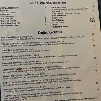 Lamaii - Henderson - Desserts, drinks, and cocktails. - Thai Near Me - Henderson, Nevada