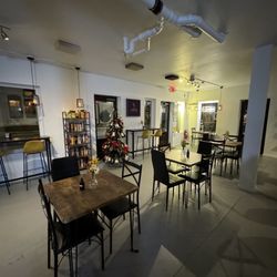 The Vibrary - Wine & Bookbar - Gorgeous space with a bar and a few tables