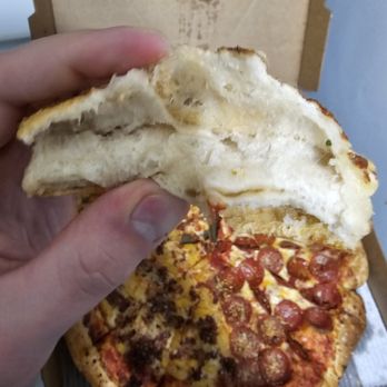 Hounddog's Three Degree Pizza - Seemed under cooked, however, I am not sure. It was really doughy, not light and fluffy at all. It's like they did not cook it properly. - Pizza Near Me - Columbus, Ohio