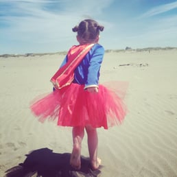 This is my lil super girl in the costume we purchased. It's very high quality and VERY well loved... She refused to take it off for a week. This is my lil super girl in the costume we purchased. It's very high quality and VERY well loved... She refused to take it off for a week.