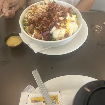 Eggs Up Grill - Cobb Salad With chicken - Breakfast & Brunch Near Me - Riverview, Florida Eggs Up Grill - Cobb Salad With chicken - Breakfast & Brunch Near Me - Riverview, Florida