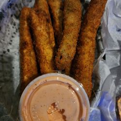 Helium Comedy Club / Elements Bar & Grille - Fried pickles