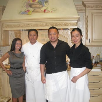 Heaven's Kitchen - Heaven's kitchen crew that came to the house for a sit down dinner for 20 people.  Chrystal, Chef John Tran, Sous-Chef Tuan, Vy - Caterers Near Me