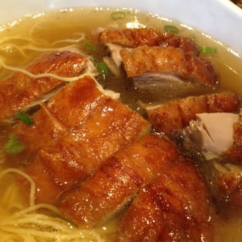 Sun's BBQ Restaurant - BBQ duck with egg noodles soup - Chinese Near Me - Calgary, Alberta