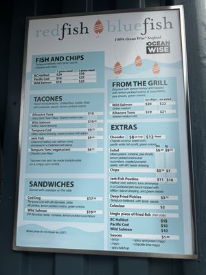 Menu photo 1 Red Fish Blue Fish Victoria, BC