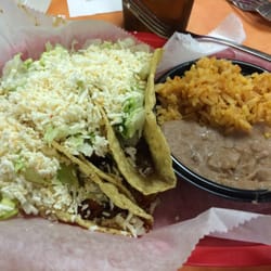Adolph's Mexican Food - Beef and Chorizo tacos