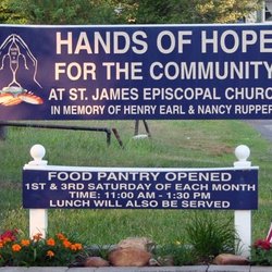 Sign and pantry hours