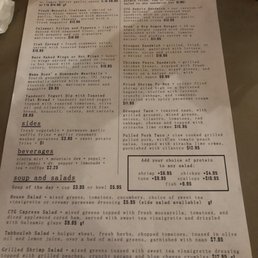 Menu Menu