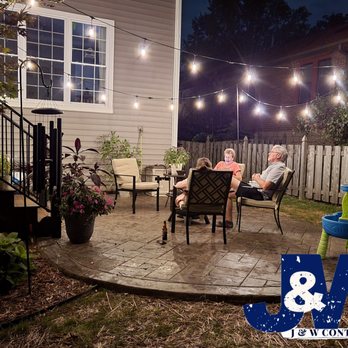 J And W Contract Services - J and w contract services llc installed a concrete patio in kirkwood that the customer loves and supplied this photo. - Masonry/Concrete Near Me - High Ridge, Missouri J And W Contract Services - J and w contract services llc installed a concrete patio in kirkwood that the customer loves and supplied this photo. - Masonry/Concrete Near Me - High Ridge, Missouri
