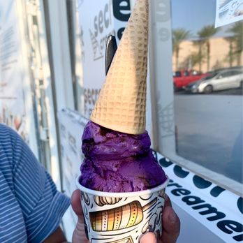Secret Creamery - Ube Brownie - Ice Cream & Frozen Yogurt Near Me - Las Vegas, Nevada Secret Creamery - Ube Brownie - Ice Cream & Frozen Yogurt Near Me - Las Vegas, Nevada