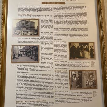 The Brown Hotel - Display signage in lower lobby - Hotels Near Me - Louisville, Kentucky The Brown Hotel - Display signage in lower lobby - Hotels Near Me - Louisville, Kentucky