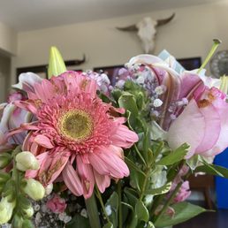 Super bummed that my mom paid $60+ for this arrangement on 1-800-flowers and Conroy's put this together.