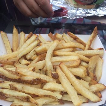 The Steer and Wheel - Large Fry--- delicious! - Food Trucks Near Me
