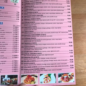 Toro Sushi Express - the menu for the restaurant - Sushi Bars Near Me - Beloeil, Quebec