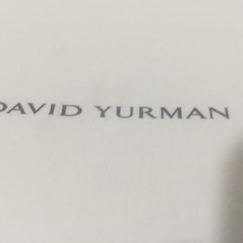 David Yurman - That's a paper towel BTW - Jewelry Near Me - Glendale, California