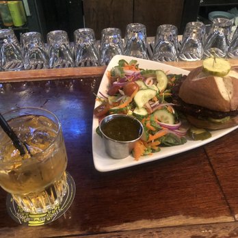 Declan's Irish Pub - Jameson And Chipotle Black Bean Burger - New American Near Me - Chicago, Illinois