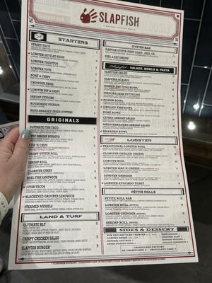 Menu photo 2 Slapfish Indianapolis, IN