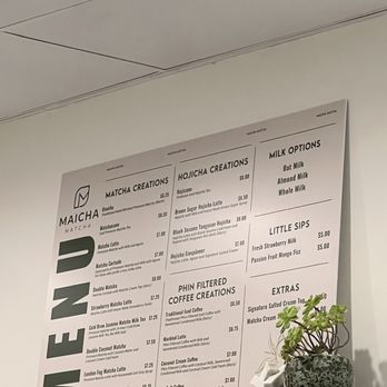 Maicha Matcha - Menu - Coffee & Tea Near Me - Arcadia, California Maicha Matcha - Menu - Coffee & Tea Near Me - Arcadia, California