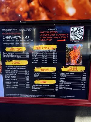 Menu photo 1 Vanilla Rice Hibachi Las Vegas, NV Menu photo 1 Vanilla Rice Hibachi Las Vegas, NV