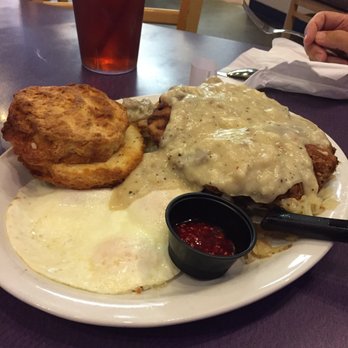 PJs Diner - Gargantuan Country Fried steak and it was deliciously fresh and good - Breakfast & Brunch Near Me - Superior, Colorado PJs Diner - Gargantuan Country Fried steak and it was deliciously fresh and good - Breakfast & Brunch Near Me - Superior, Colorado