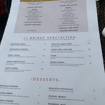 Li Beirut - Menu - Lebanese Near Me - Collingswood, New Jersey Li Beirut - Menu - Lebanese Near Me - Collingswood, New Jersey