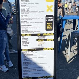 Food menu Food menu