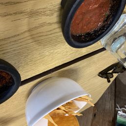 Upside down chips and salsa Upside down chips and salsa
