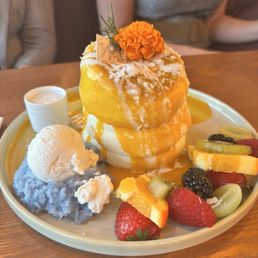 Mango Fluffy Pancakes Mango Fluffy Pancakes