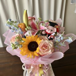My daughter's 8th grade graduation bouquet!