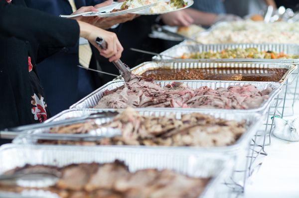Catering for All Occasions - For over a third of a century Beefalo Bob’s has been perfecting the art of catering, providing the finest quality foods and catering services in Maryland and the surrounding areas. Whether catering for 10 or over 10,000, we guarantee the same level of professional courtesy and service. Unlike most caterers, Beefalo Bob’s cooks and slices meats fresh on site, giving a mouthwatering flavor that keeps everyone coming back for more. 

We know catering and we understand the large amount of time and effort it takes to plan an event. That’s why Beefalo Bob’s makes it easy as your ONE STOP SHOP for ALL your event needs. Our expert catering coordinators are ready with menus and rental options to help you plan your whole event from start to finish.