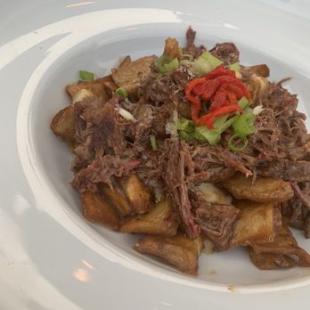 Cafe Sevilla - Short rib poutine - Spanish Near Me - Costa Mesa, California Cafe Sevilla - Short rib poutine - Spanish Near Me - Costa Mesa, California