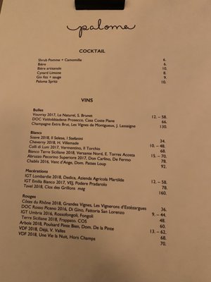 Menu photo 1 Paloma Montreal, QC