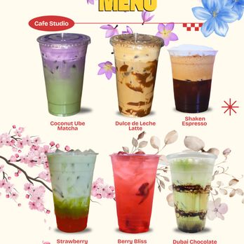 Cafe Studio - New season, new favorites 
If you had to pick ONE... what are you ordering first?

 Coconut Ube Matcha
 Dulce de Leche Latte
 Strawber - Coffee & Tea Near Me - Yonkers, New York