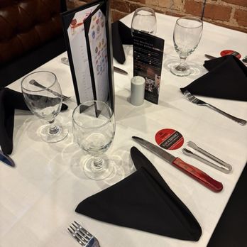 Gauchinho Steakhouse - Table setting - Brazilian Near Me - Greenville, South Carolina Gauchinho Steakhouse - Table setting - Brazilian Near Me - Greenville, South Carolina