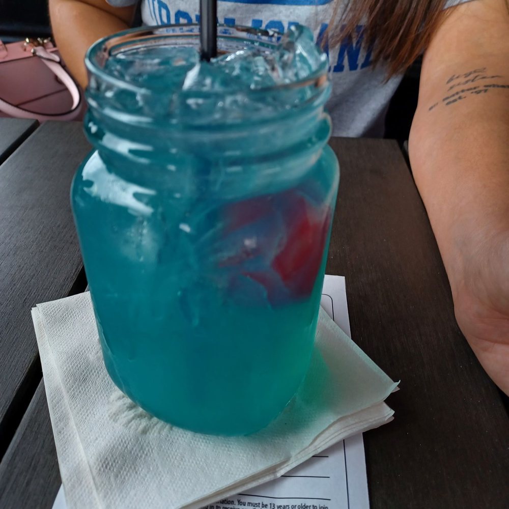 Bubba's 33 - a blue drink with a straw - Pizza Near Me - Colorado Springs, Colorado Bubba's 33 - a blue drink with a straw - Pizza Near Me - Colorado Springs, Colorado