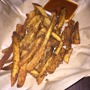 Red Table - The stooopid fries. Only for stooopid individuals like myself lol. Dinner 1/15/2015 - Gastropubs Near Me - Huntington Beach, California