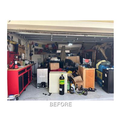 Garage - This project took 4 professionals and 16 hrs