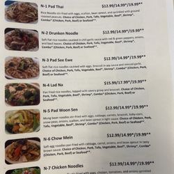 Noodle dishes