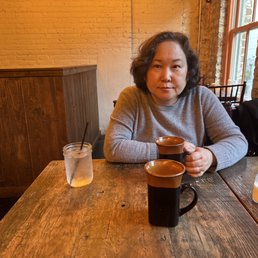 Breakfast on River Street with my wife Breakfast on River Street with my wife