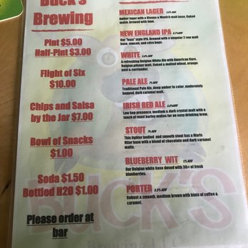 Buck's Brewing - Nov 2019 menu - Breweries Near Me - Newark, Ohio Buck's Brewing - Nov 2019 menu - Breweries Near Me - Newark, Ohio