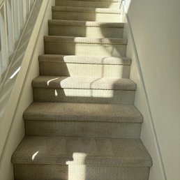 Stair after cleaning Stair after cleaning