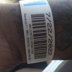 Splash Mountain Water Park - Wrist band