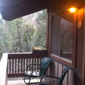 Sequoia Lodge - Porch on room 17. - Hotels Near Me - Kernville, California
