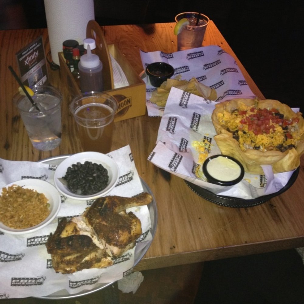 PBR Philly - BBQ Chicken and Chicken Taco Salad - Tex-Mex Near Me - Philadelphia, Pennsylvania PBR Philly - BBQ Chicken and Chicken Taco Salad - Tex-Mex Near Me - Philadelphia, Pennsylvania
