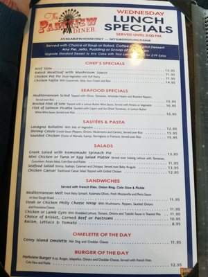 Menu photo 7 Parkview Diner Brooklyn, NY