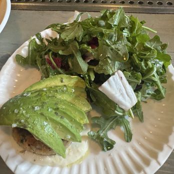 Krupa Grocery - Salmon cake with avocado - Bars Near Me - Brooklyn, New York Krupa Grocery - Salmon cake with avocado - Bars Near Me - Brooklyn, New York