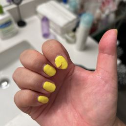 Shellac gel nails are peeling off after 9 days.