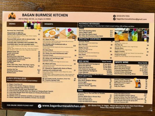 Menu photo 8 Bagan Burmese Kitchen Los Angeles, CA Menu photo 8 Bagan Burmese Kitchen Los Angeles, CA