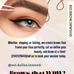 SOI Brow Threading-Inwood - Good vibes, clean space, and happy faces! Come relax while we take care of you. Walk-ins welcome!